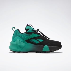 Adidasy Damskie Reebok Aztrek Double Mix Trail Czarne/Turkusowe/Fioletowe PL 75JGTEI